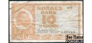 Норвегия / Norges Bank 10 крон 1972  F P:31f 300 РУБ