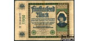Германия / Reichsbank 5000 Mark 1922 16. September 1922. VG Ro:76 700 РУБ