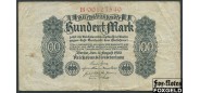 Германия / Reichsbank 100 марок 1922 4. August 1922. aF Ro:72 B.00127540