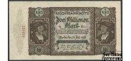 Германия / Reichsbank 2 Mio. Mark 1923 23. Juli 1923. # (# длинной 16мм) VF Ro:89а 1000 РУБ