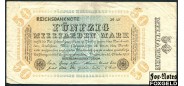 Германия / Reichsbank 50 Mrd. Mark 1923 10. Oktober 1923.  В/з Kreuzbluten. Без #. F Ro:116e 1700 РУБ