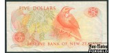 Новая Зеландия 5 долларов ND(1989) Sign.D.T.Brash aVF P:171c 1700 РУБ