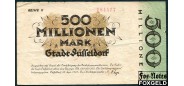 Dusseldorf / Rheinprovinz 500 Mio. Mark 1923 20. September 1923. VG 1150.aa B4 350 РУБ