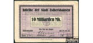 Eschershausen / Braunschweig 10 Mrd. Mark 1923 24.10.1923. F 1408.g. В7 1250 РУБ