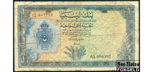 Ливия 1 фунт 1963  VG P:25 1800 РУБ