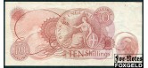 Великобритания  Bank of England 10 шиллингов ND(1967) Replacement  серия замещения VF P:373c 500 РУБ