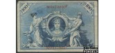 Германия / Reichsbank 100 марок 1908 Две красные печати.  # 29мм VF Ro:33b 170 РУБ