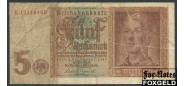 Германия / Reichsbank 5 марок 1942 #8 F Ro:179b 300 РУБ
