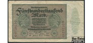 Германия / Reichsbank 500000 Mark 1923 1. Mai 1923.. #7. # на АВ и РВ. RD F Ro:87a 900 РУБ
