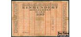 Freistaat Thuringen 100 Mrd. Mark 1923 Landesregierung, Weimar Serie A - P. (Дата выпуска 30.10.1923) № #5 VG WFA5 600 РУБ