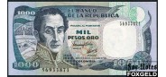 Колумбия 1000 песо 1992  aUNC P:432A 200 РУБ