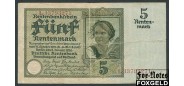 Германия / Deutschen Rentenbank 5 Rentenmark 1926  VG Ro:164b 1000 РУБ