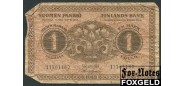 Финляндия 1 марка 1918 Jarnefelt Hisinger-Jagerskiold. VG P:35  11161160