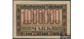 Wurttembergische Notenbank 1 Mio. Mark 1923 Banknote. 15. Juni 1923. VF WTB17 400 РУБ