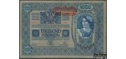 Австрия 1000 крон ND(1919) KK147.  на РВ два женских портрета F P:60 150 РУБ