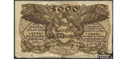 Badische Bank 5000 Mark 1922 1. Dezember 1922. Серия A VG BAD8b / P:S909 250 РУБ