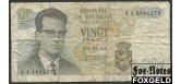 Бельгия 20 франков 1964 Sign. 20 (Emiel Kestens) aF P:138 80 РУБ