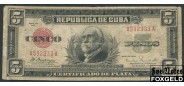 Куба 5 песо 1934  F P:69a 2400 РУБ