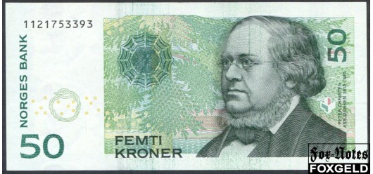 Норвегия Norges Bank 50 крон 2005 Sign. Gjedrem Eklund UNC P:46c 1000 РУБ