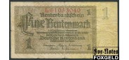 Германия / Deutschen Rentenbank 1 Rentenmark 1937 #8 VG Ro.166b 100 РУБ