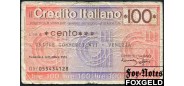 Италия Miniassegni 100 лир 1976 il Credito Italiano ASSOCIAZIONE COMMERCIANTI BOLOGNA VG-аF  100 РУБ
