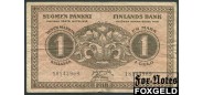 Финляндия 1 марка 1918 #8 Jarnefelt  Muller F P:35 300 РУБ
