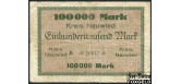 Neuwied / Rheinprovinz 100000 Mark 1923 1. August 1923 aF 3903.e B8 750 РУБ