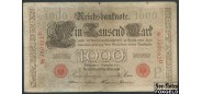 Германия / Reichsbank 1000 марок 1909  aF Ro:39 6000 РУБ