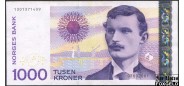 Норвегия / Norges Bank 1000 крон 2001  VF++ P:52a 12500 РУБ