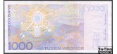 Норвегия / Norges Bank 1000 крон 2001  VF++ P:52a 13500 РУБ