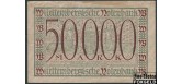 Wurttembergische Notenbank 50000 Mark 1923 10. Juni 1923. F WTB14 350 РУБ