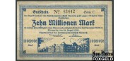Chemnitz / Hessen-Nassau 10 Mio. Mark 1923 Bezirksverband der Amtshauptmannschaft Chemnitz 24. August 1923. Serie C F+ B7 741.e 350 РУБ