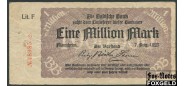 Badische Bank 1 Mio. Mark 1923 Banknote. 7. August 1923. F BAD11a 130 РУБ