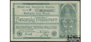 Aachen / Rheinprovinz 20 Mio. Mark 1923 20. Juli 1923. F В7 1.е 200 РУБ