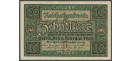 Германия / Reichsbank 10 Mark 1920 Reichsbanknote. 6. Februar 1920. UNC Ro.63a / Р:67 600 РУБ