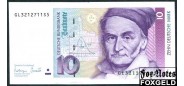 ФРГ / Deutsche Bundesbank 10 марок 1993  XF Ro.303a 1000 РУБ