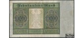 Германия / Reichsbank 10000 Mark 1922 19.01.22г. 210х120мм с ндпч. буквой. Рв многоцветный F+ Ro.68 300 РУБ