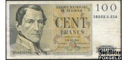 Бельгия /  Banque Nationale de Belgique 100 франков 1958 sign. Ansiaux-Vincent F+ P:129c 1200 РУБ