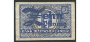 ФРГ / Bank Deutscher Länder 10 Pfennig ND(1948)  VF Ro.251a 220 РУБ
