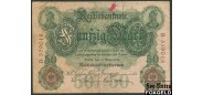 Германия / Reichsbank 50 марок 1906 #6 F Ro.25a 250 РУБ