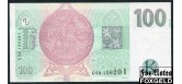 Чехия 100 крон 1997  UNC P:18 550 РУБ