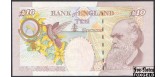 Великобритания  Bank of England 10 фунтов ND(2012) Серия E (NHI), Sign. Chris Salmon aUNC P:389d 1400 РУБ