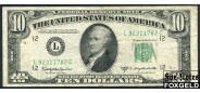 США Federal Reserve Note 10 долларов 1950 Series of 1950D sign. Granahan Dilon F Fr2014 2500 РУБ