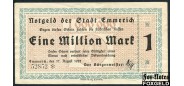 Emmerich / Rheinprovinz 1 Mio. Mark 1923 Stadt Emmerich. 17 August 1923 VF B7:1351a 2500 РУБ