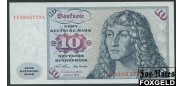ФРГ / Deutsche Bundesbank 10 Mark 1970 билет замещения aXF Ro.270с 6500 РУБ