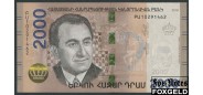 Армения 2000 драм 2018  UNC NEW 500 РУБ