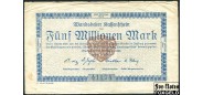Wandsbek / Schleswig-Holstein 5 Mio. Mark 1923 Stadt Wandsbek 18. August 1923. aF B7:5448.a. 800 РУБ