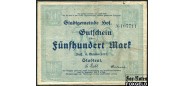 Hof / Bayern 500 Mark 1922 Stadtgemeinde Hof aF 2140.1 B4 600 РУБ