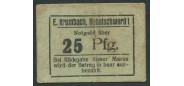 Habelschwerdt / Schlesien 25 Pfg. ND(1920) Krumbach, E., Maurermeister F Ti 2685.10.03 600 РУБ