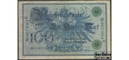 Германия / Reichsbank 100 марок 1908 печать зеленая F Ro.34 50 РУБ
